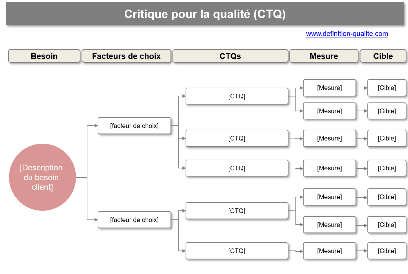 Critique pour la qualit (CTQ)