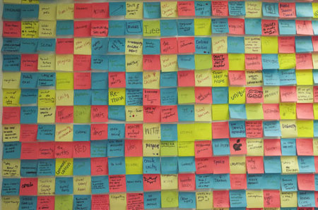 MUR DE POSTIT